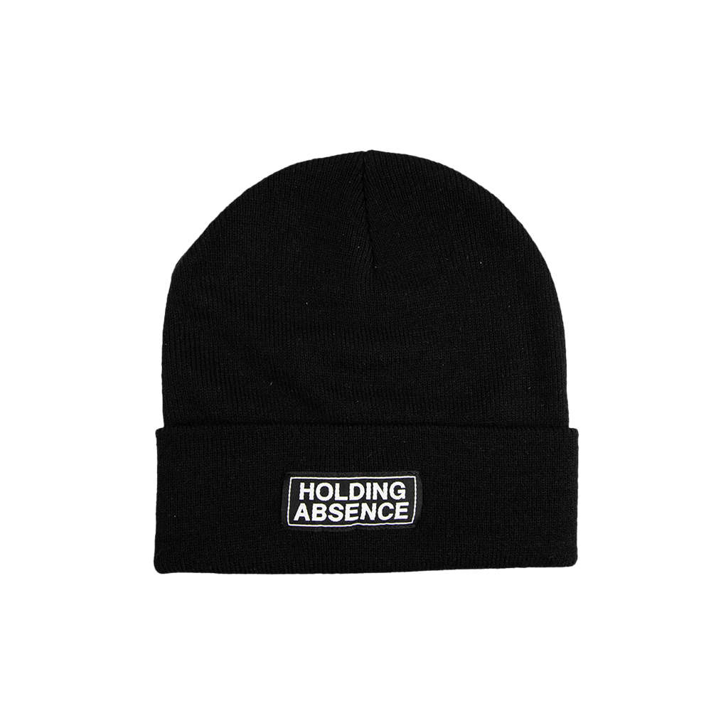 Logo Patch Beanie - Black