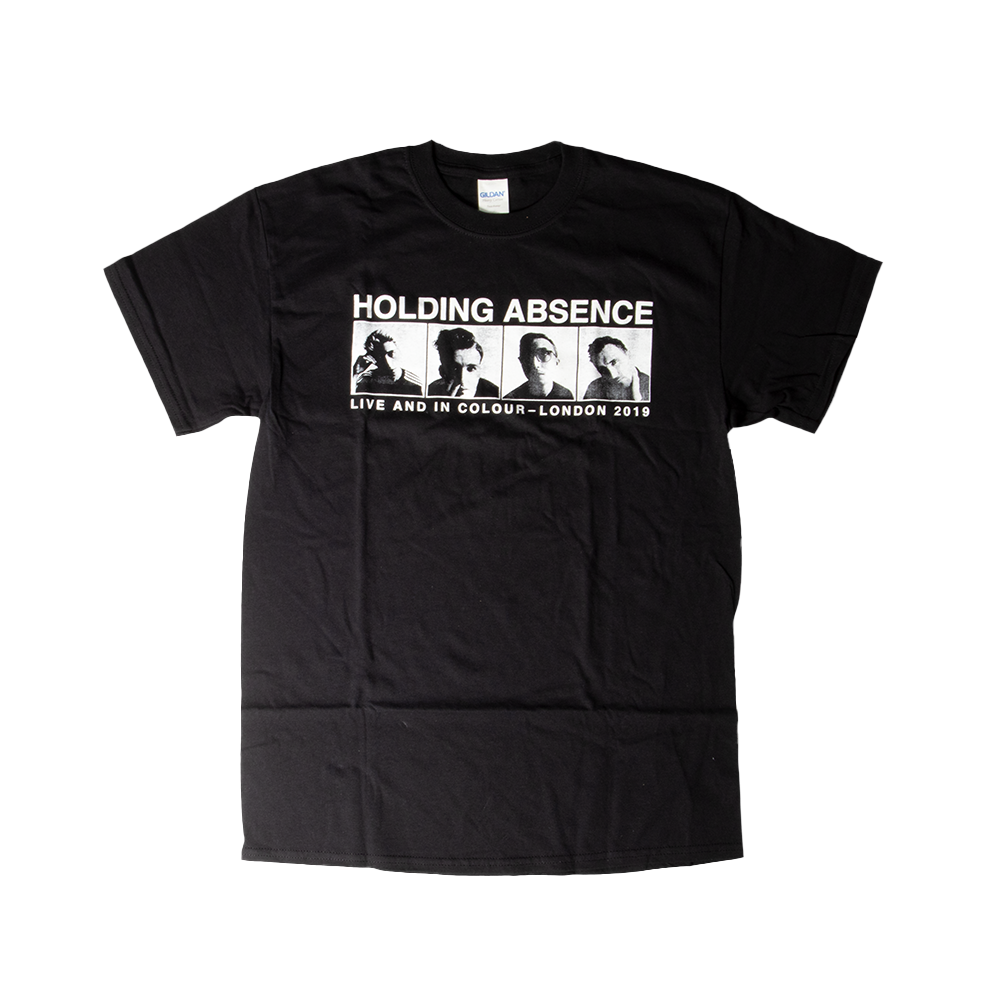 Live And In Colour Faces T-Shirt - Black