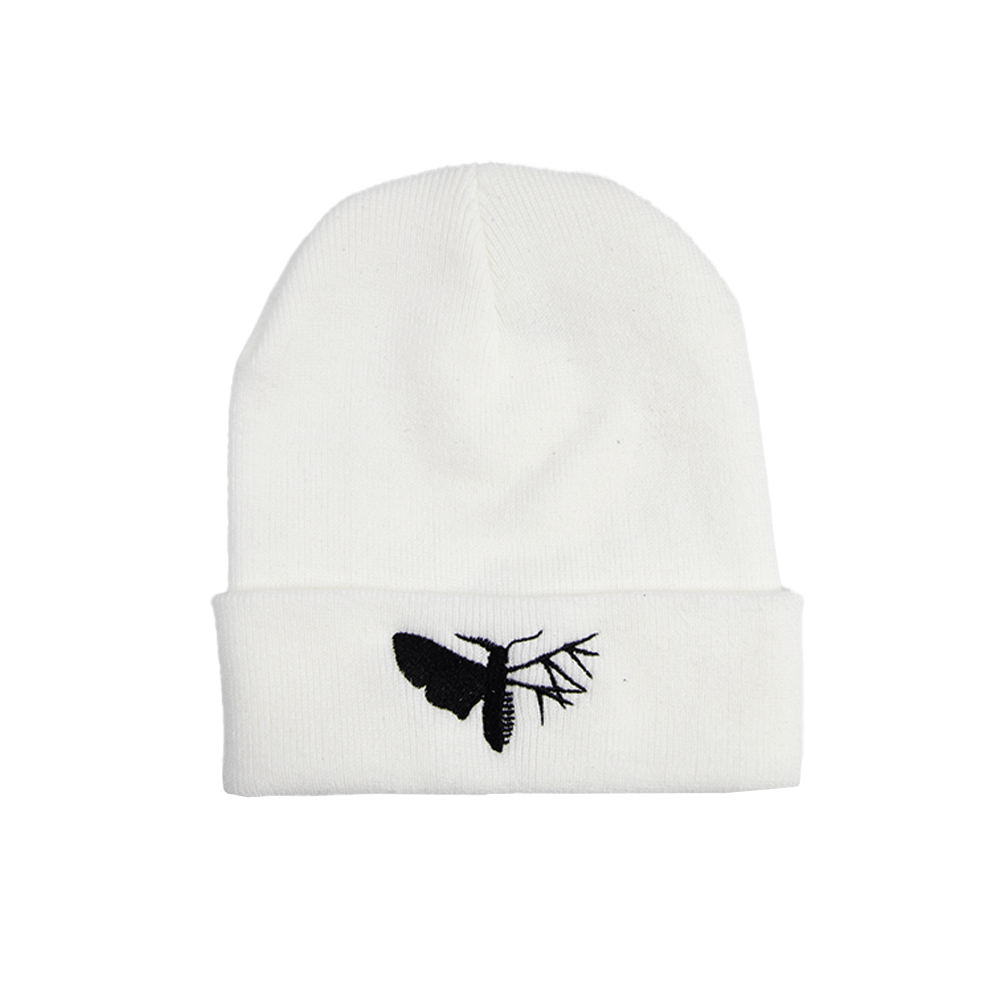 Moth Beanie - White