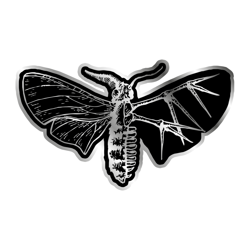 Moth Enamel Pin