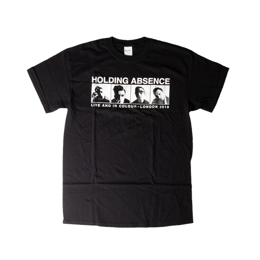 Live And In Colour Faces T-Shirt - Black