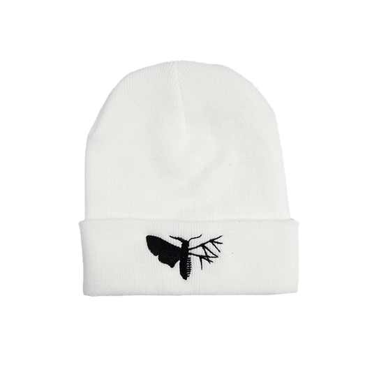 Moth Beanie - White